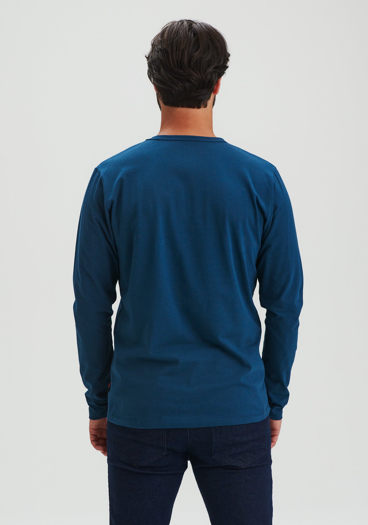 SPORTS - chandail manches longues bleu-T-shirts Homme-OÖM Ethikwear