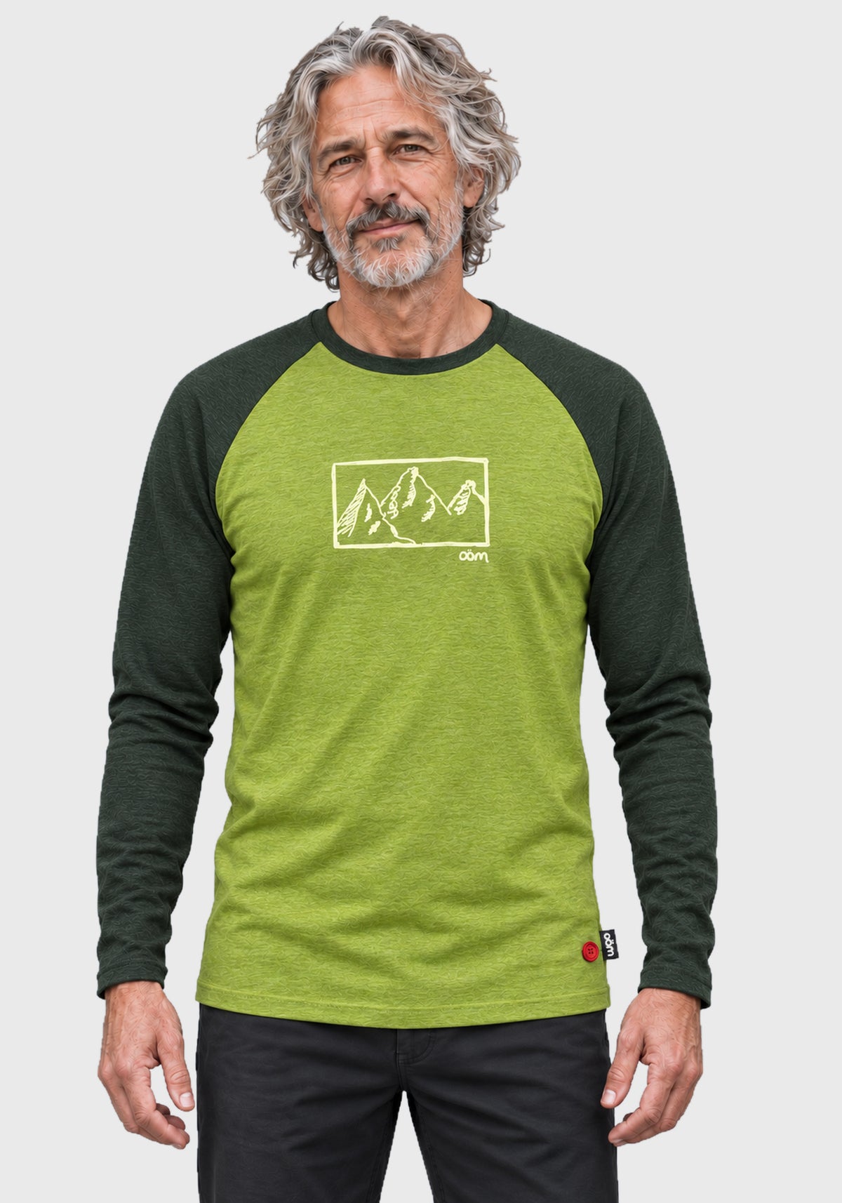 EXPLORER | OÖM Chandail raglan Lichen — TENCEL™ et mérinos