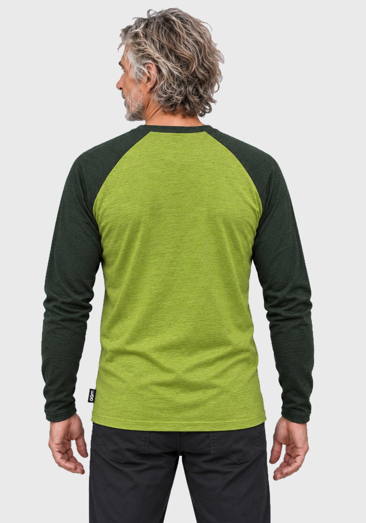 EXPLORER | OÖM Chandail raglan Lichen — TENCEL™ et mérinos