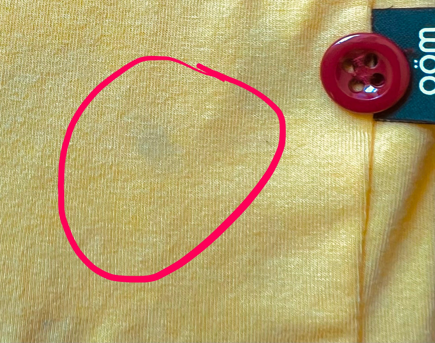 Jardin de vie  - Imparfait Jaune | Coupe féminine | OÖM Ethikwear