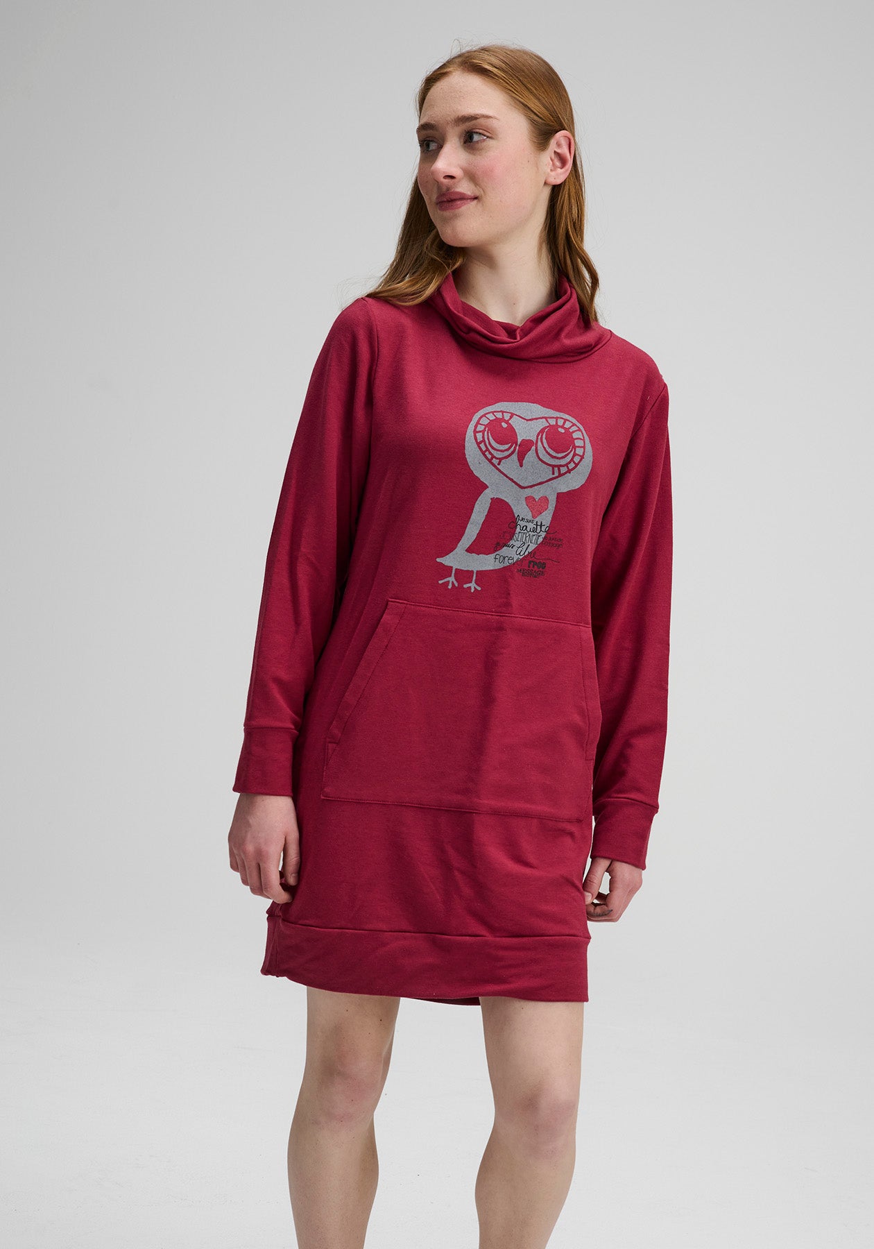 LAURIER - Raspberry tunic dress