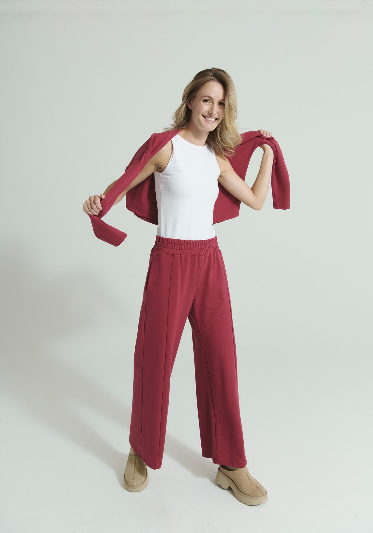 TADOUSSAC - Pantalon sport framboise-Bas-Message Factory