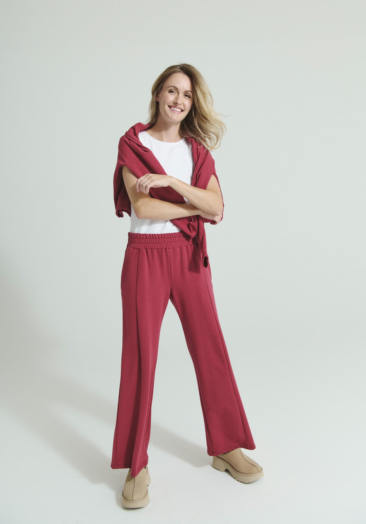 TADOUSSAC - Pantalon sport framboise-Bas-Message Factory