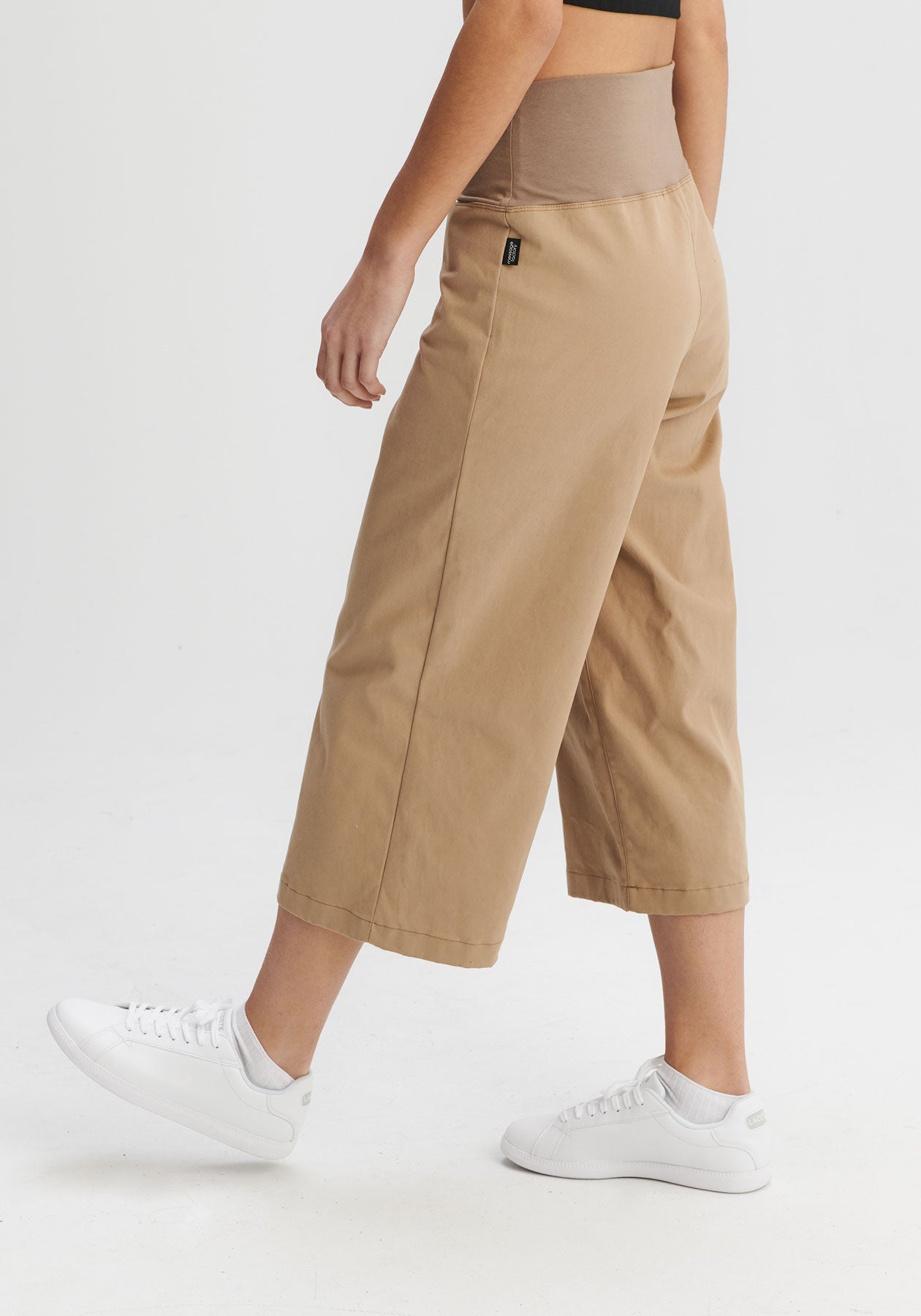 BLUE ICE - Gauchos sable en coton bio-Bas-Message Factory