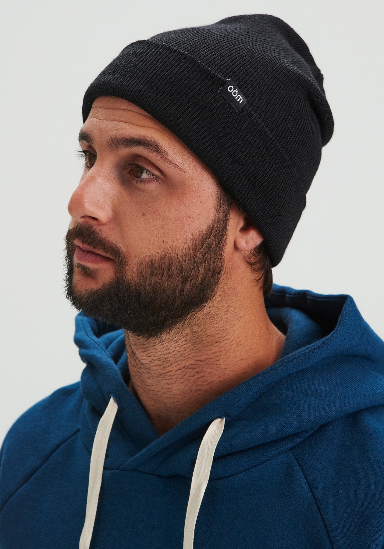 BEANIE OÖM - Tuque merinos noire-Nouveautés écologiques-OÖM Ethikwear