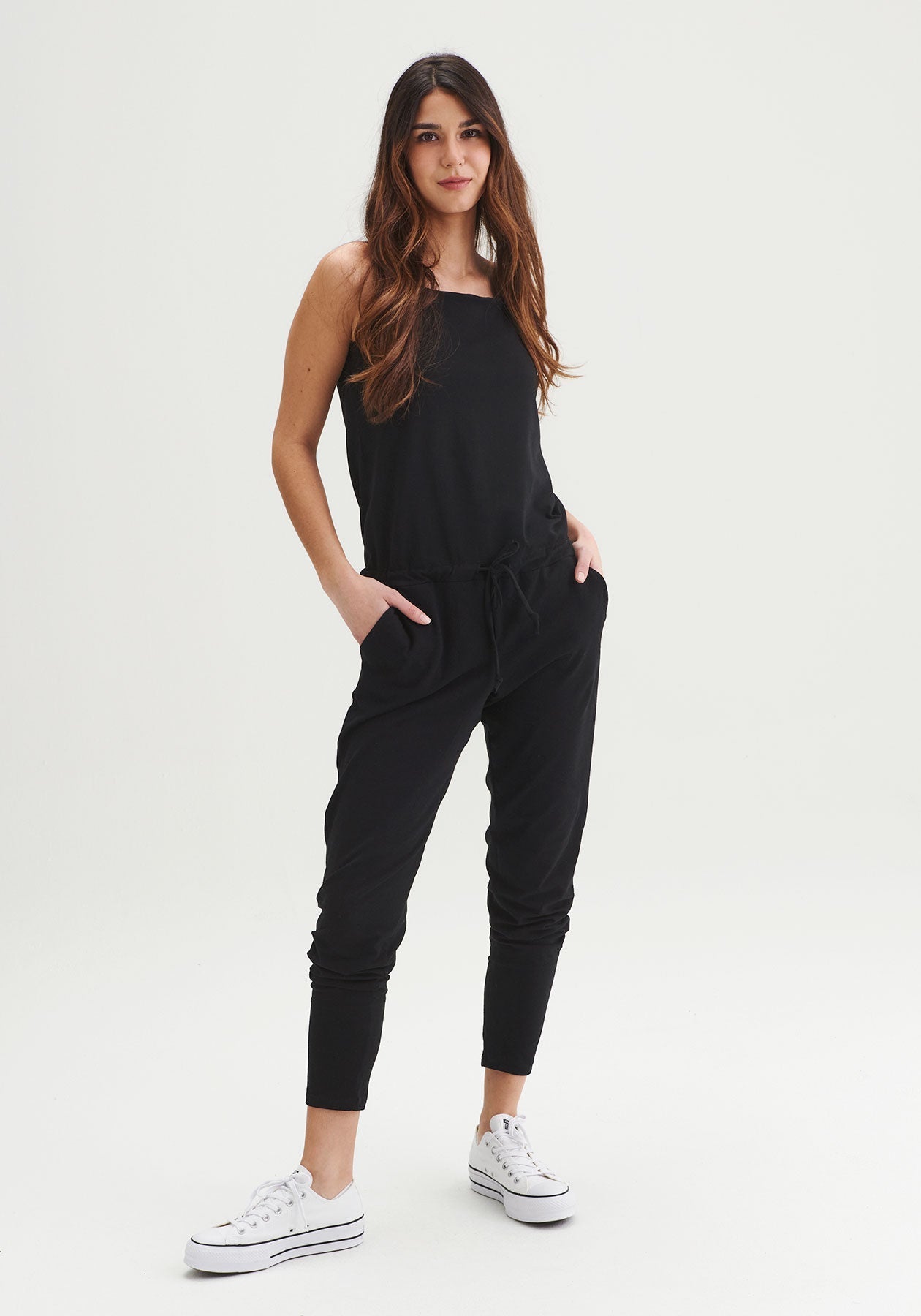 ZOE - Combi-pantalon noir-Robes-Message Factory