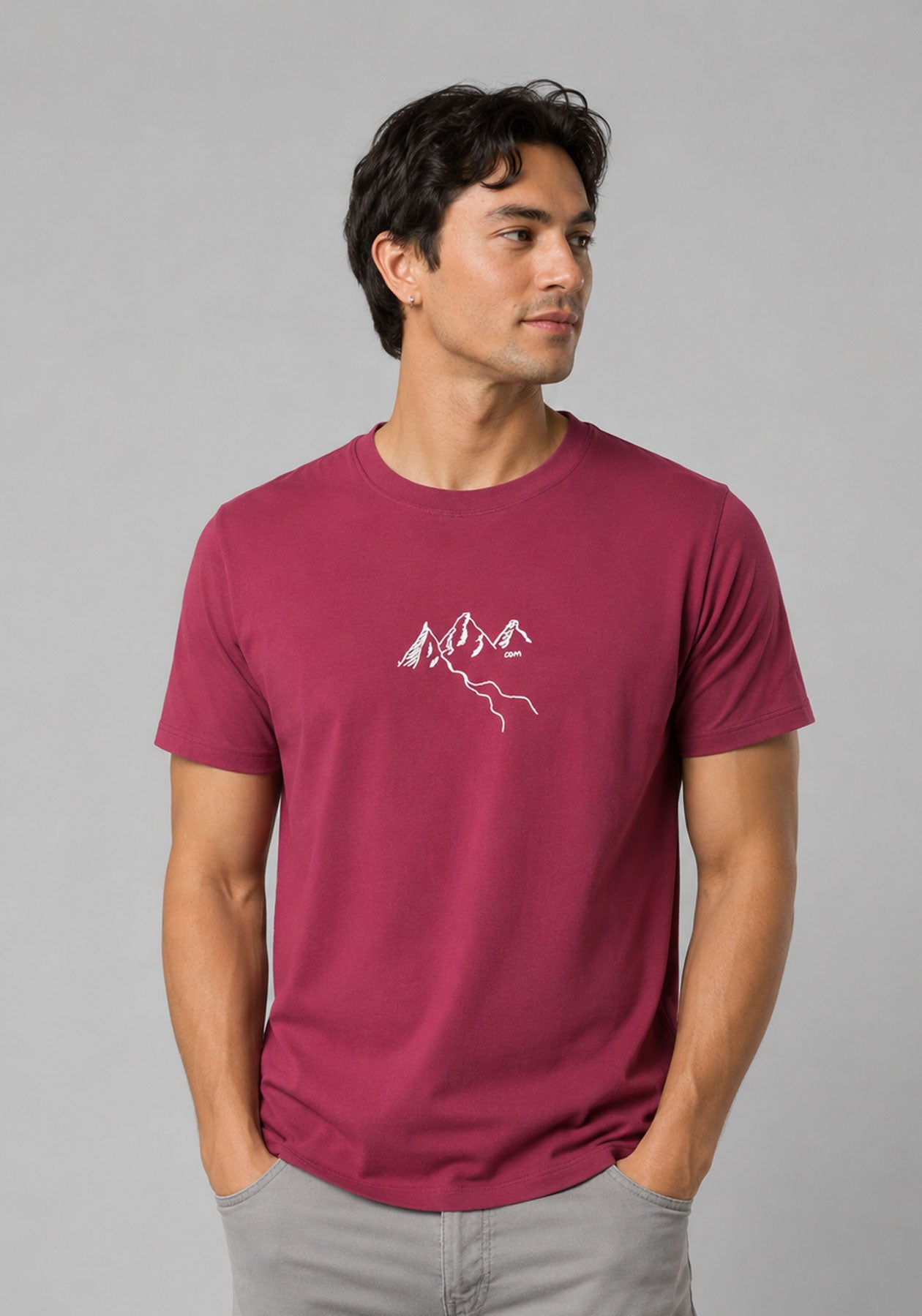 APPALACHES - OÖM Burgundy T-shirt