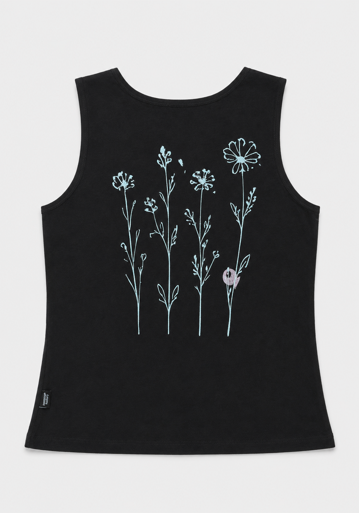 BROMPTON - Sauvagement simple black tank top