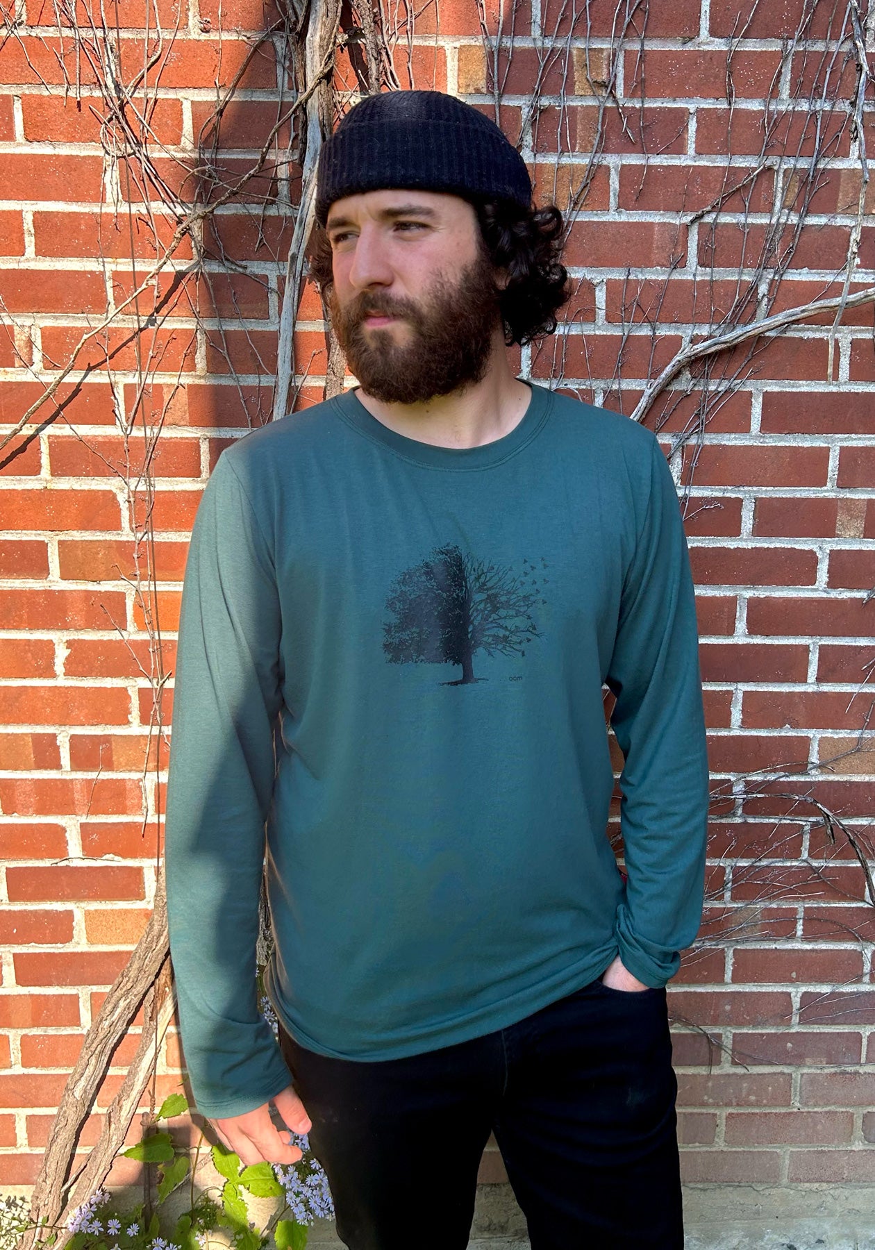 CAMOUFLAGE - Green long sleeve top OÖM