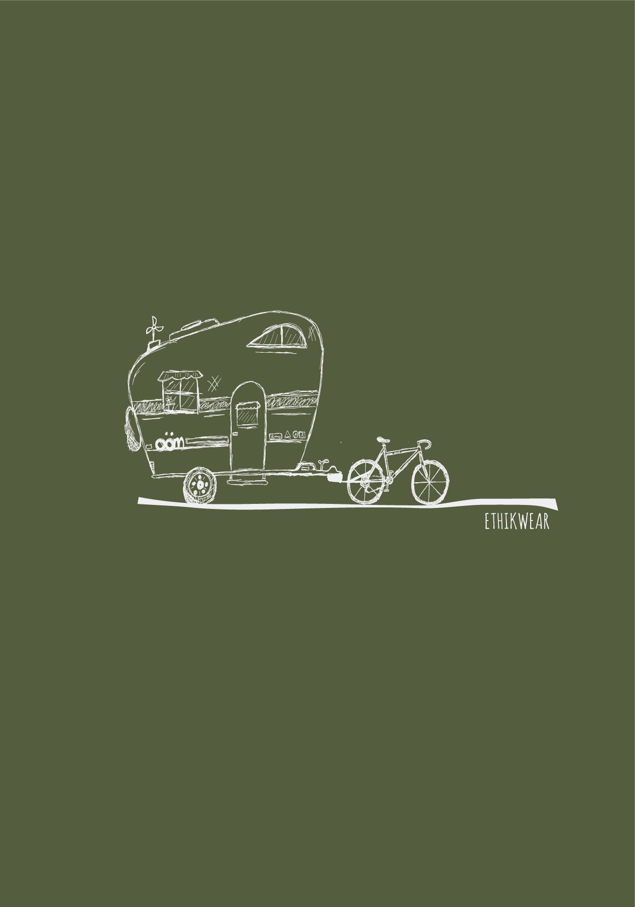 T-shirt écoresponsable CAMPER-coton bio & bambou | OOM Ethikwear