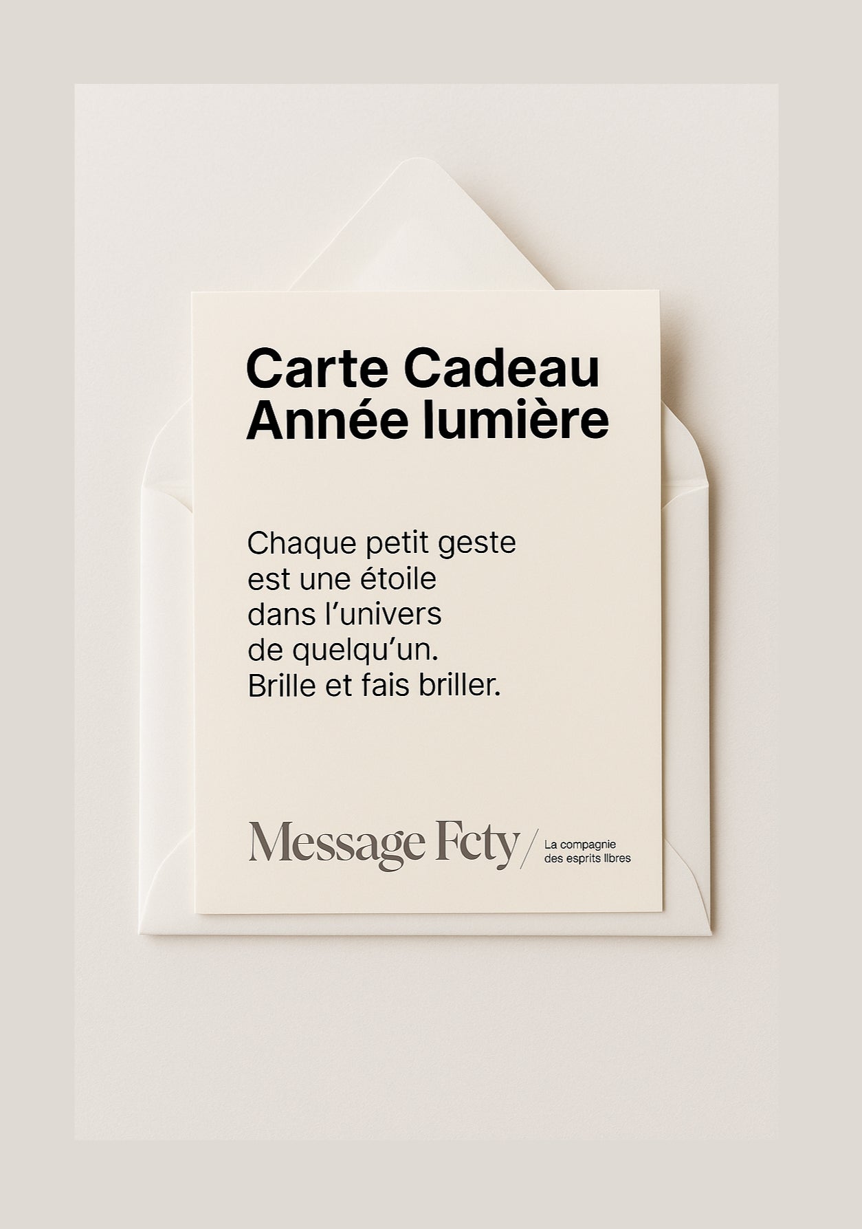 Carte cadeau Année lumière - Édition limitée 20 ans (Version papier)