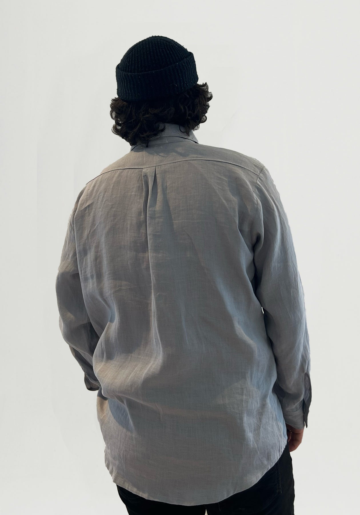CHARLY | OÖM Chemise manches longues bleu gris