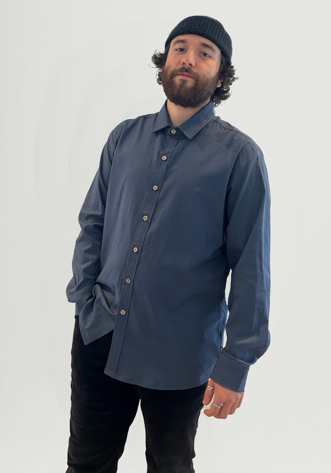CHARLY | OÖM Chemise manches longues marine