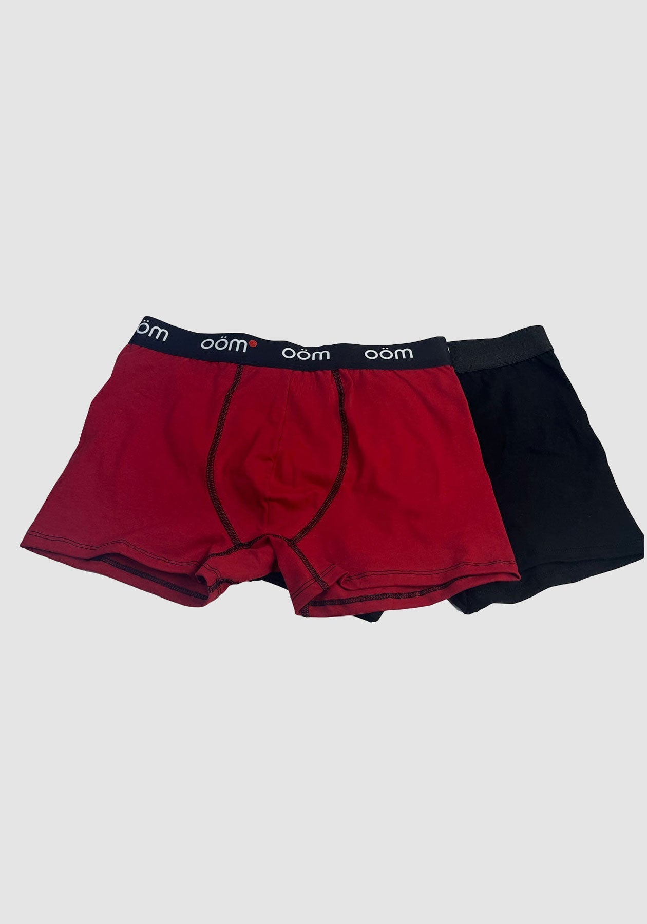 BOXER - paquet de 2 - Homme noir et rouge-Cadeaux écologiques-Message Factory