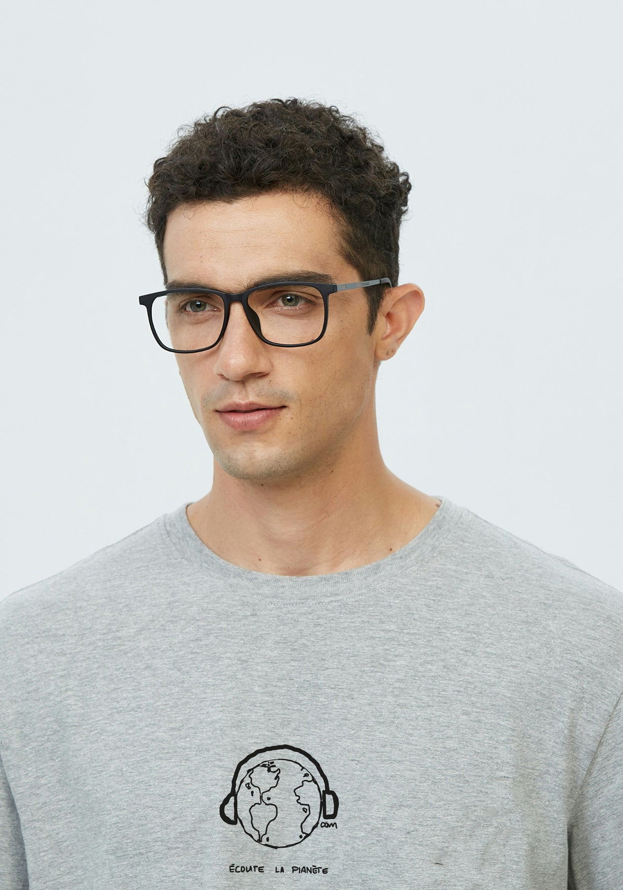 PLANÈTE - T-shirt Gris