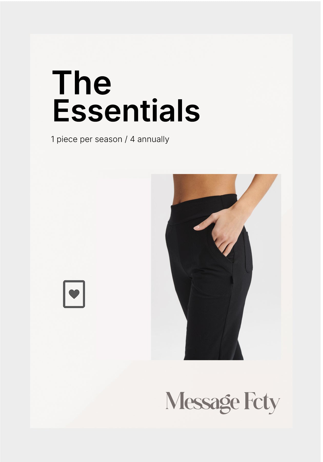 MESSAGE FCTY - Abonnement Les essentiels