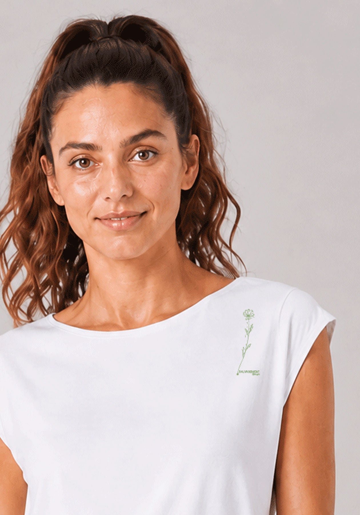 BATISCAN - White short sleeve top