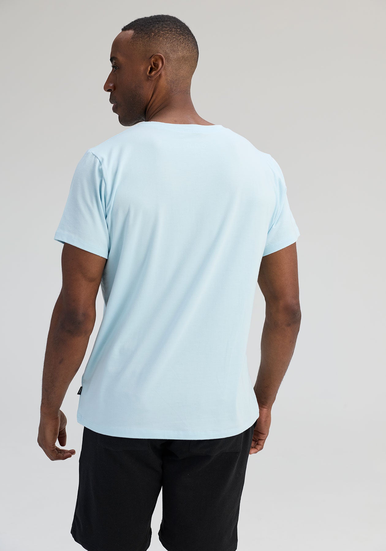 UNPLUG - Sky Blue T-shirt | OÖM Ethikwear