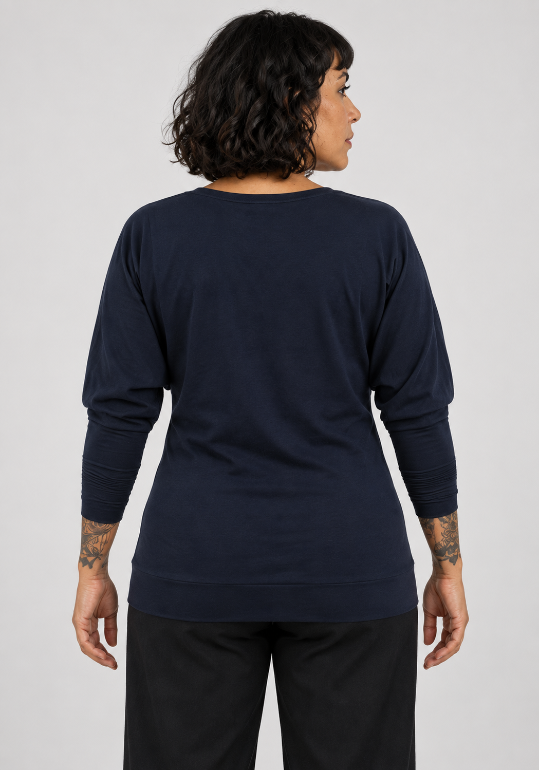 VIENNA | Organic Cotton V-Neck Top Made in Quebec